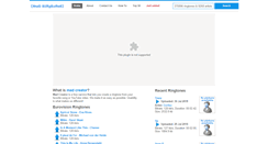 Desktop Screenshot of madringtones.org